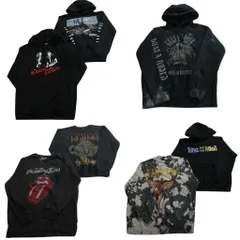 古着卸 まとめ売り 音楽・バンド スウェット 7枚セット ( メンズ XS/S/M ) アイスキューブ 人物 ローリングストーンズ 中古 古着 NE4358