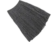 LAURA ASHLEY ローラ アシュレイ プリーツ スカート size9/黒 ■◇ レディース