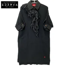 VivienneWestwoodRedLabel ヴィヴィアンウエストウッドレッドレーベル 16-12-522012 襟元ﾌﾘﾙ 刺繍ﾛｺﾞ ﾜﾝﾋﾟｰｽ 00のサムネイル