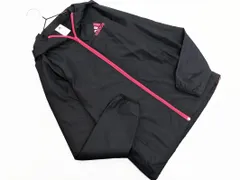 adidas アディダス フーディ ジャケット sizeM/黒 ■◇ レディース