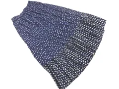 UNIQLO ユニクロ PAUL JOE ポールアンドジョー 小花柄 ロング スカート sizeS/紺 ■◇ レディース