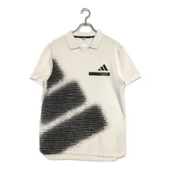 中古 メンズ アディダスゴルフ adidas GOLF 半袖ポロシャツ M 白 ホワイト