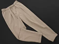 URBAN RESEARCH DOORS アーバンリサーチドアーズ センタープレス加工 タック イージー テーパード パンツ size1/グレージュ ■◇ レディース