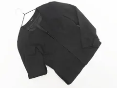 COMME CA ISM コムサイズム ノーカラー ジャケット 黒 ■◇ レディースのサムネイル