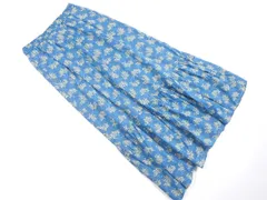 UNIQLO ユニクロ ANNASUI アナスイ 花柄 ロング スカート sizeS/サックス ■◇ レディース