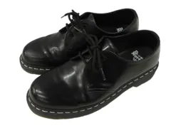 ドクターマーチン DR.MARTENS 1461 WHITE STITCH 3eye 24757001 3ホール ホワイトステッチ シューズ UK8 黒 ブラック レザーシューズ ブーツ 革靴