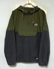 THE NORTH FACE ザノースフェイス 男子 アノラック（アノラック） スウェット 추동 秋冬 ハーフジップ フードネック カジュアル L 100