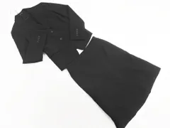 COMME CA DU MODE コム サ デ モード セットアップ ジャケット スカート スーツ size9/黒 ■◇ レディース