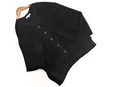 GLOBAL WORK グローバルワーク ラメ Vネック カーディガン sizeS/黒 ■◇ レディース