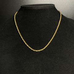 Dior ネックレス/60cm ツイストロング ロープチェーン CDバックル