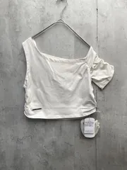 新品 Chico チコ チョーカー付ワンショルピグメントT sizeF/白 ■◆ レディース