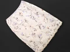 Apuweiser-riche アプワイザーリッシェ レース 花柄 タイト スカート size0/白 ■◇ レディース