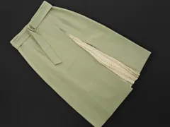 PROPORTION プロポーション ボディドレッシング ドット プリーツ 切替 タイト スカート size1/ミント ■◇ レディースのサムネイル