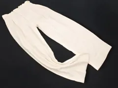 coen コーエン リネン混 タック パンツ sizeS/オフホワイト ■◇ レディース