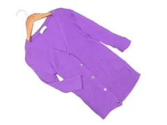 BALLSEY ボールジー トゥモローランド 七分袖 リブ Vネック カーディガン sizeS/紫 ■◇ レディースのサムネイル