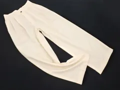 JEANASIS ジーナシス タック ワイド パンツ sizeM/アイボリー ■◇ レディース