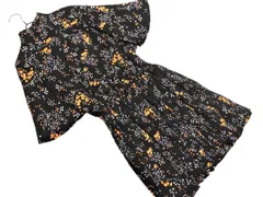 美品 ZADIG VOLTAIRE ザディグエヴォルテール 花柄 ワンピース sizeM/黒 ■◇ レディース