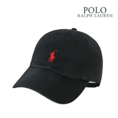 ポロ ラルフローレン ブラック ベースボールキャップ 帽子