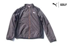 中古 プーマ puma golf フルジップウィンドジャケット メンズゴルフウェア 923508 M ブラック