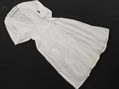 studio CLIP スタジオクリップ レース カシュクール ワンピース 白 ■◇ レディース