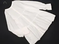 w closet ダブルクローゼット ティアード ブラウス シャツ sizeF/白 ■◇ レディース