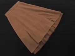 MAJESTIC LEGON マジェスティックレゴン チュール フレア スカート sizeS/ベージュ ■◇ レディース
