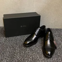 MK122 【ER263】 ナノユニバース　nano universe　ドレスシューズ　ビジネスシューズ　革靴　ブラック　DS-8　サイズ25cmのサムネイル