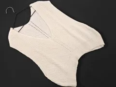mystic ミスティック ショート丈 Ｖネック ニット ベスト size1/白 ■◇ レディース