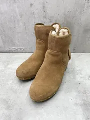 UGG アグ 1013599 カム II プラットフォーム スエード アンクル ブーツ size24.0/ブラウン  ◆■ レディース
