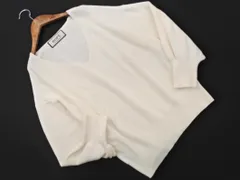 ROPE ロペ Vネック ニット セーター size38/オフホワイト ■◇ レディース