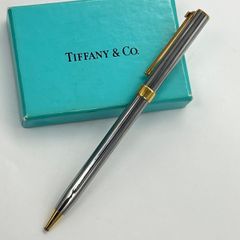 ティファニー Tクリップ ボールペン 本体のみ シルバー×ゴールド ティファニー Tクリップ ボールペン 本体のみ シルバー×ゴールド