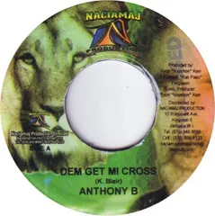 7” Anthony B Dem Get Me Cross 7824 Naciamaj Production /00080