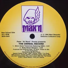 LP Peter ”At Work” Presta The Unreel Record MXN3002 Maxn /00250