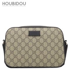 グッチ GUCCI ショルダーバッグ ミニ バケット GGキャンバス レザー ベージュ×ブラウン シャンパンゴールド金具 茶 782919 【保存袋】【中古】 GUCCI - グッチ GUCCI ショルダーバッグ ミニ バケット GGキャンバス