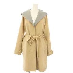 アズノウアズ ピンキー AS KNOW AS PINKY ガウンコート フーディ ロング ベージュ /KH ■ECC001