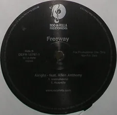LP Freeway, Allen Anthony Alright DEFR157971PROMO Roc-A-Fella Records /00250