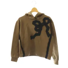 ランバンオンブルー LANVIN en Bleu パーカー スウェット 長袖 38 モカ ブラック /DO ■GY99のサムネイル