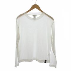 エンフォルド Tシャツ カットソー 半袖 アシンメトリー 無地 38 M 黄 ENFOLD - エンフォルド アシンメトリー ボックスTシャツ 五分袖