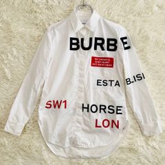 極美品】BURBERRY シーホース モノグラム シルクシャツ 希少 - メルカリ