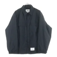 WTAPS (ダブルタップス) WCPO 01 Jacket NYLON Weather ナイロンシャツジャケット ブラック 242WVDT-JKM02