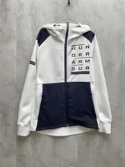 UNDER ARMOUR アンダーアーマー ハイブリッド ニット ジャケット sizeSM/白 ■◇メンズ