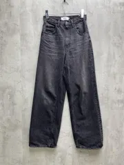 ＡＺＵＬ BY MOUSSY アズールバイマウジー 250HSS11-004J ハイウエスト ワイド デニムパンツ sizeS/黒 ■■レディース