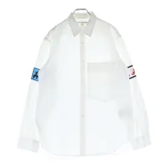 COMME des GARCONS SHIRT (コムデギャルソンシャツ) 22AW FOREVER フォーエバー 袖インベーダープリント 長袖コットンシャツ ホワイト FJ-B029のサムネイル