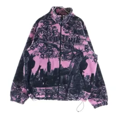 SUPREME (シュプリーム) 25AW New York Fleece Jacket 総柄 ニューヨーク フリースジャケット ピンクのサムネイル