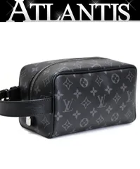 美品 ルイヴィトン Louis Vuitton ロッカー ドップキット ハンドバック セカンドバッグ エクリプス M83113 RFID 【74379】