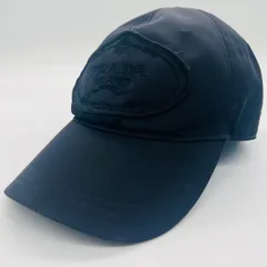 プラダ PRADA キャップ 2HC143 ナイロン ブラック ロゴ 帽子のサムネイル