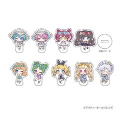 萌黄えも プリティーオールフレンズ アクリルぷちスタンド アロハ 6個 