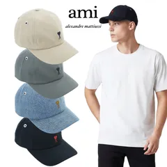 アミパリス AMI PARIS キャップ 帽子 2026年春夏新作 メンズ ロゴ刺繍 エンブロイダリー コットン ベースボールキャップ ユニセックス AMI DE COEUR CAPのサムネイル