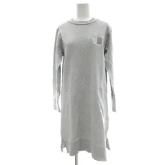 チャンピオン CHAMPION スウェットワンピース F 長袖 ロング ロゴ グレー /AE ■GY58