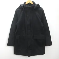 n■ユニクロ/UNIQLOハイブリッドダウンパーカジャケット■黒【メンズL 】men's/11【中古】